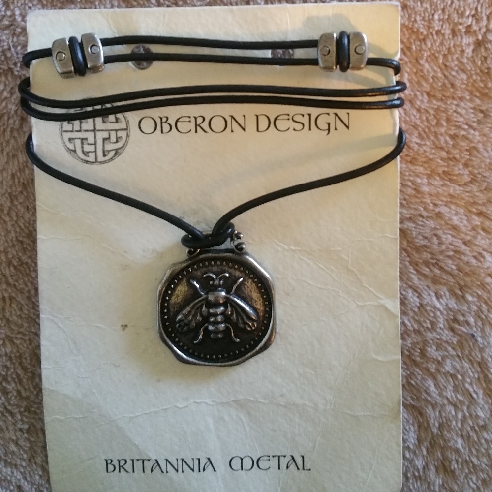 Oberon Honey Bee Necklace